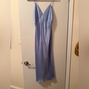 Olivia Von Halle baby blue slip dress - size 2 (worn once without tags)